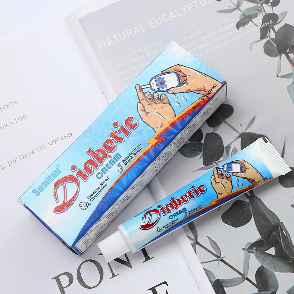20G Diabetic Cream Treatment Medicine Stabilizes Blood Sugar High Blood Glucose Hypoglycemic Repair Ointment Health Care