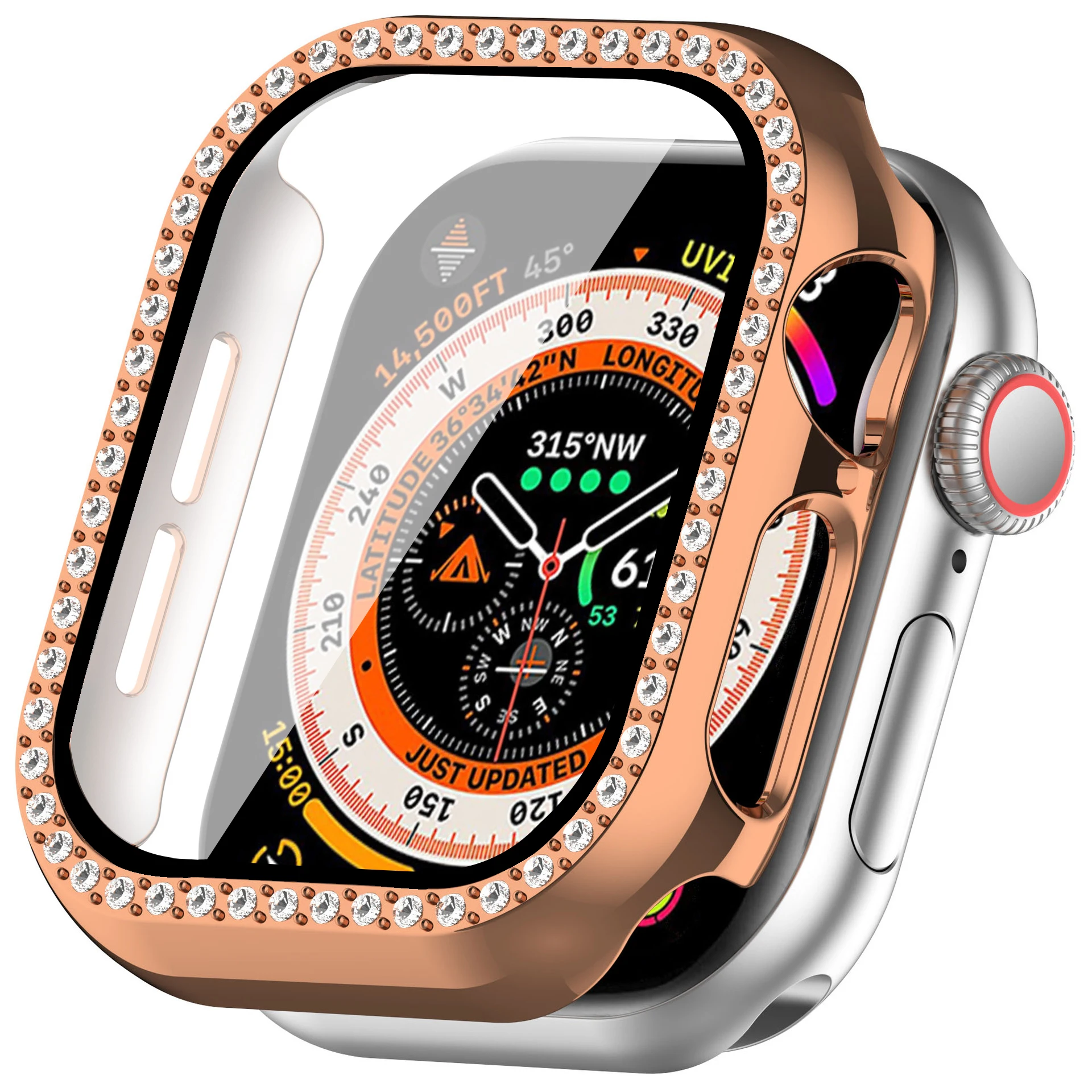 Luxury Bling Diamond Glass Cover
