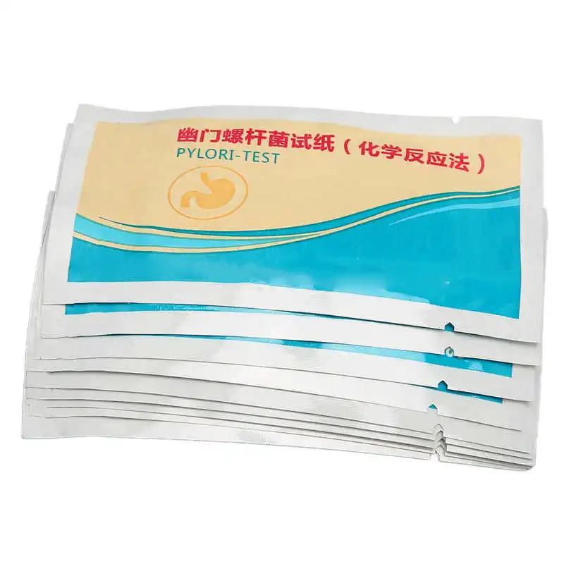 

Medical Rapid Helicobacter Pylori Detection Test Convenient Self-Test Paper Gastritis Oral Tartar Saliva Test Reagent 10 Bag New