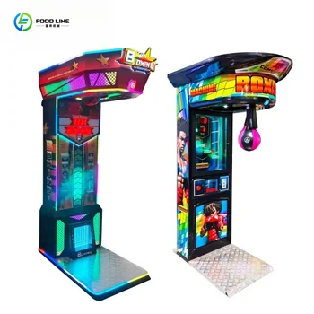 Macchina da gioco sportiva indoor ad alto profitto, videogioco di boxe a moneta con sistema di riscatto automatico dei premi