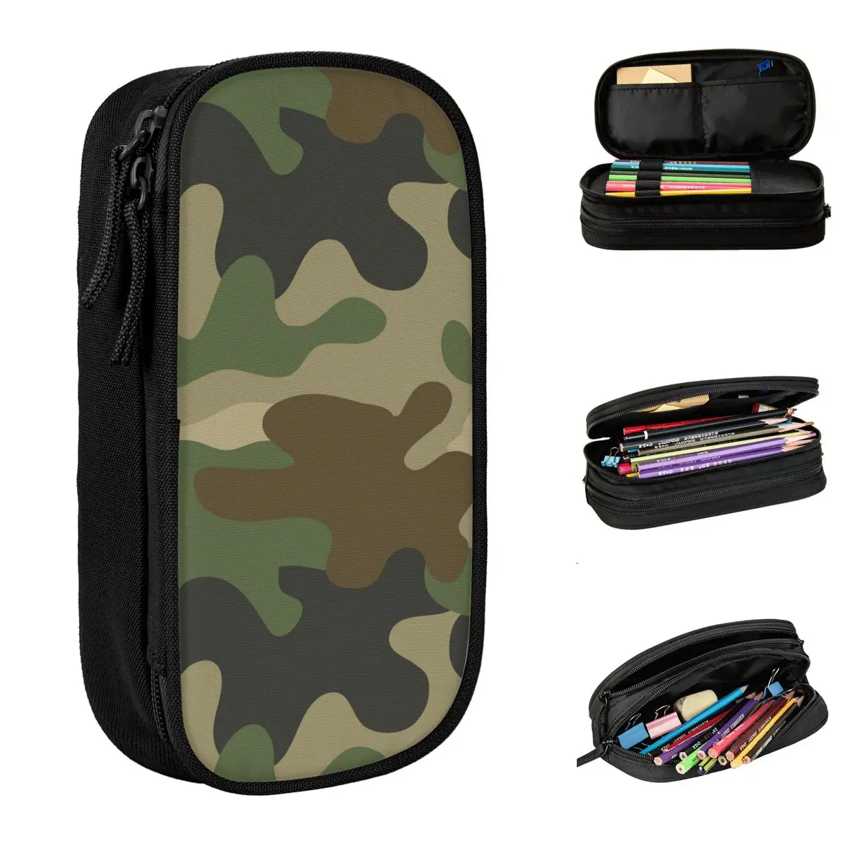 Camouflage Pencil Case Pencil Pouch Pen Holder School Supplies