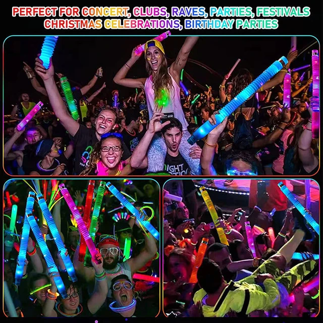 Barra Luminosa Fluorescente Para Fiesta, Barras Luminosas Para Decoración  De Cumpleaños, Boda, Fiesta, Pulseras, Collares, Espectáculo De Baile De  Neón - Artículos Para Fiestas - AliExpress