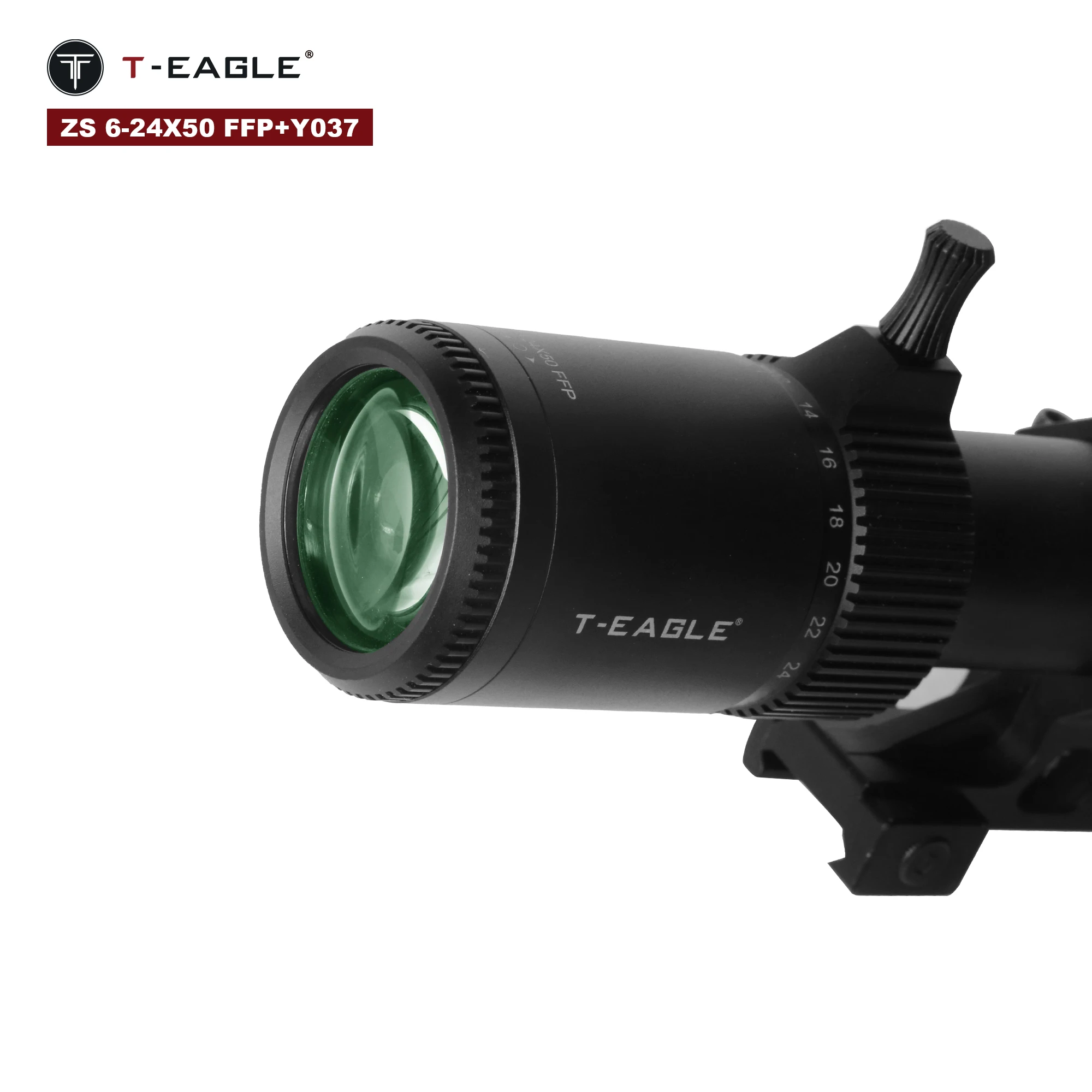 T-EAGLE ZS 6-24x50 FFP Tactical Zero Stop Rifle Sniper