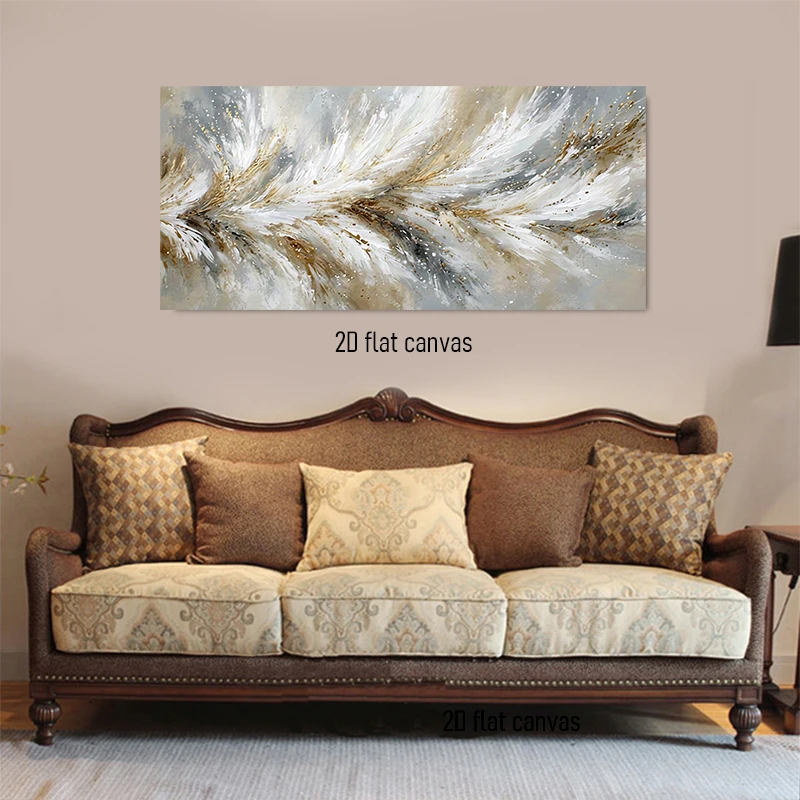 Abstract Feather Wall Art 6
