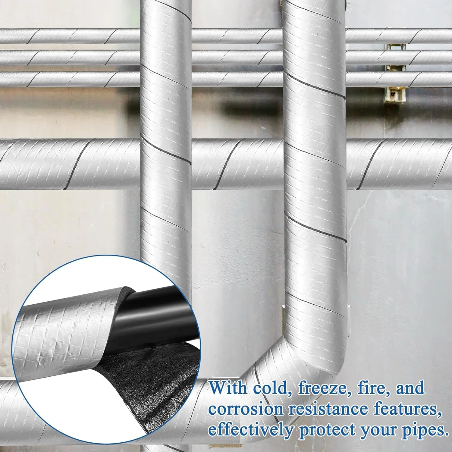 All-Weather Self-Adhesive Insulation Pipe Wrap