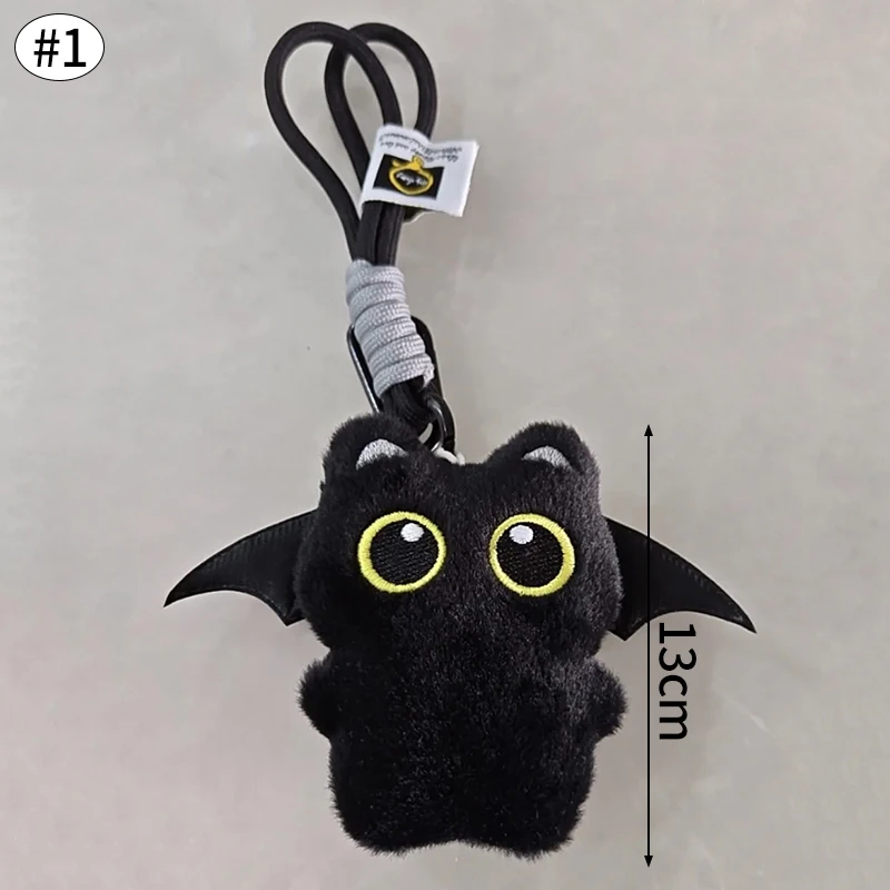 Adorable Black Cat Plush Keychain – Charming Feline Accessory & Gift