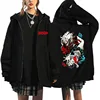 Dandadan Okarun Zip Up Hoodies Style Youthful Manga Anime Printed Sweatshirt Design Designer Female Hoodie Zipper Funny 4