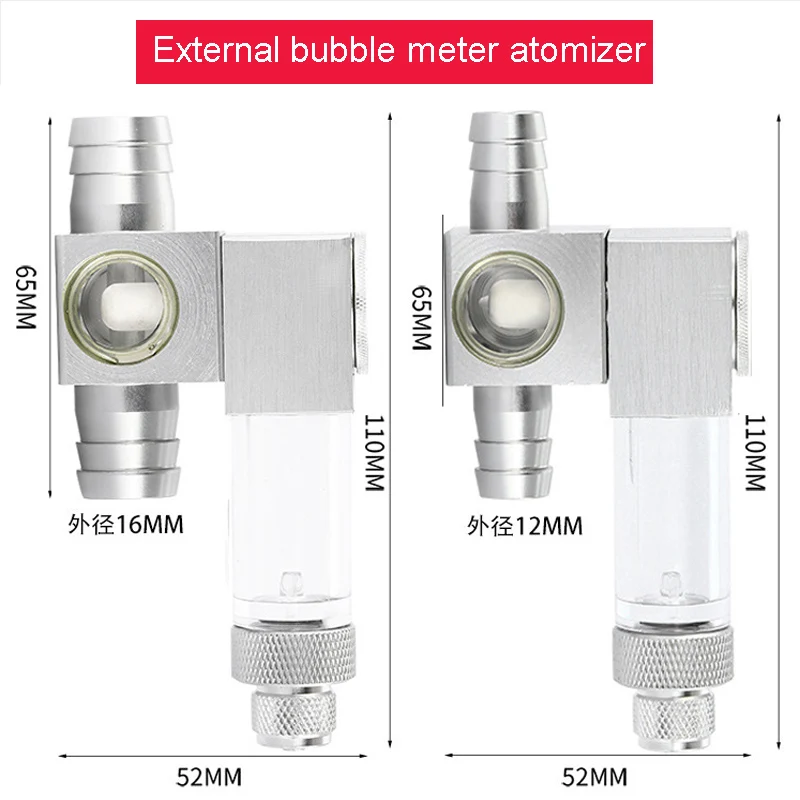 Aquarium DIY CO2 Diffuser Fish Tank CO2 External Atomizer Aluminum Alloy Generator Regulator Accessories Diffuser aquarium co2 diffuser aquarium co2 generator aquarium co2 accessories