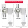 ZRDR Aquarium DIY CO2 Diffuser Fish Tank CO2 External Atomizer Aluminum Alloy CO2 Generator Regulator Accessories CO2 Diffuser 5