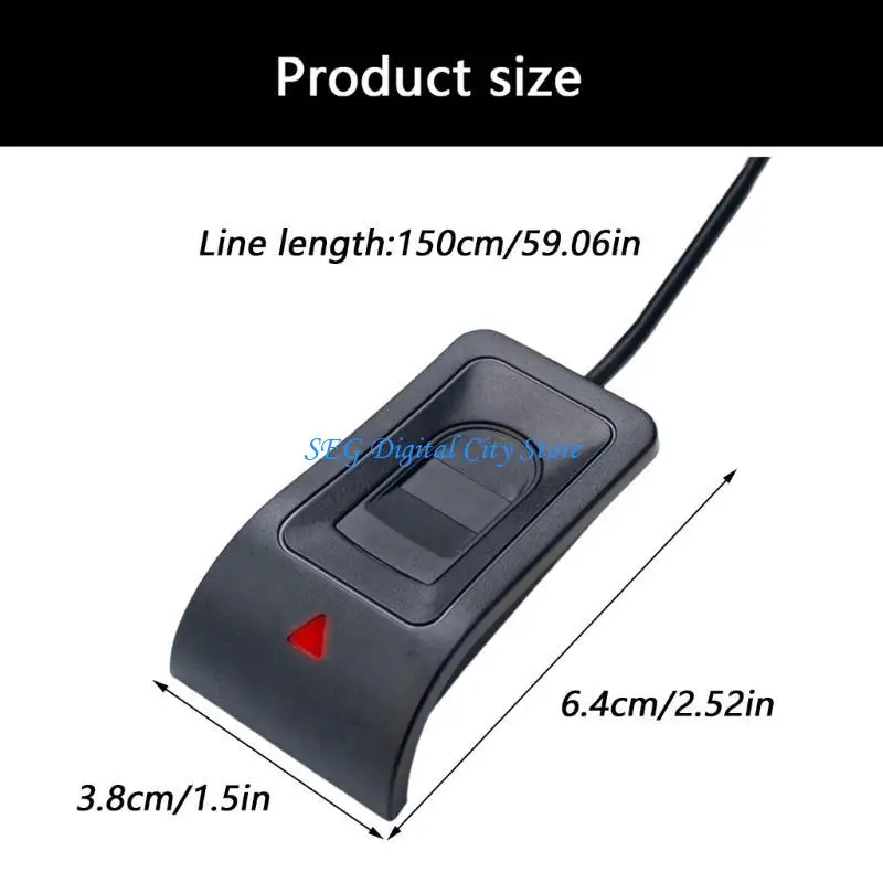 U75B, 호환 가능한 USB 지문 스캐너의 안정적인 ABS 소재 보안 로그인 솔루션 획득