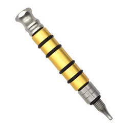 Premium Titanium Alloy Magnetic Car Dent Repair Kit with Percussion Pen & Hammer (Yellow)
