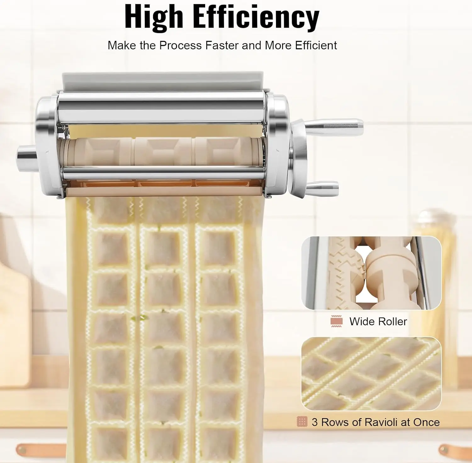 لصانع كيتشن إيد رافيولي، مرفق معكرونة لخلاط حامل ك...