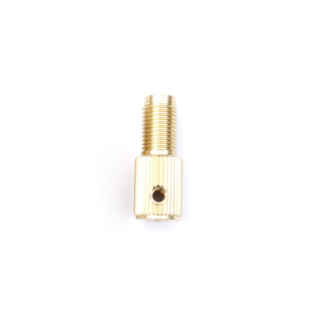 Self-Tightening Mini-Brass Drill Clamp Chuck Connecting Rod M8-2/2.3/3.17/5mm Brass Shaft Core With-Wrench Screw skin tightening led face massager vibrator with new ultrasonic ion rf facial massage beauty instrument