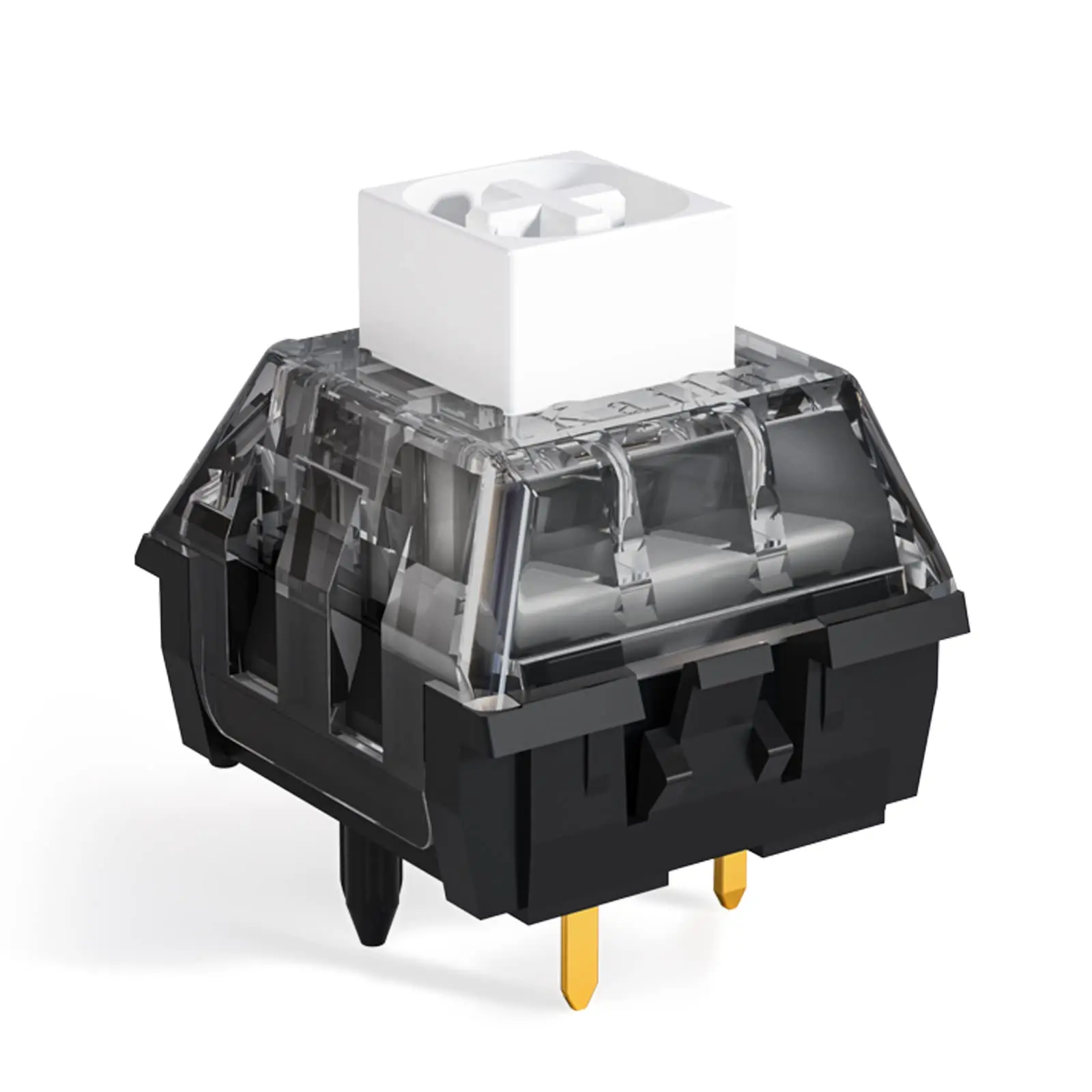 Kailh Box White V2 Clicky Mechanical Keyboard Switches - Pre-Lubed, Waterproof, 5-Pin, 45gf Actuation, Pack of 60