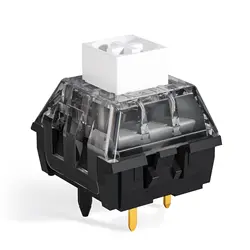 Kailh Box White V2 Clicky Mechanical Keyboard Switches - Pre - Lubed, Waterproof, 5 - Pin, 45gf Actuation, Pack of 60 (70PCS)