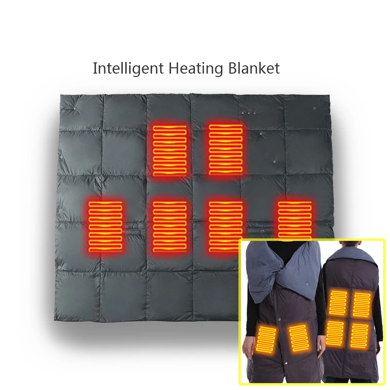 

Heating Blanket Down Cotton Heating Vest Cape Cover Leg Multi-functional Intelligent Graphene Electric Blanket Nap Blanket