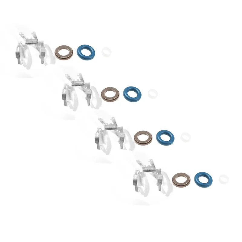 4Sets Fuel Injector Seal Repair Kit A2710720043 2710720043 For MERCEDES-BENZ W204 C204 C180/C200 W212 A207 E200/E260 SLK200