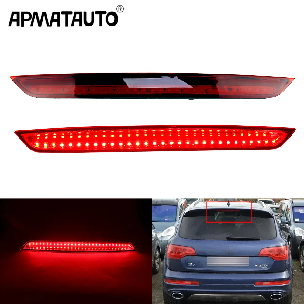 JWWY High-Mount Brake Light Cover - Blackened Trim For 2014-2020 Dodge Durango & 2011-2022 Jeep Grand Cherokee