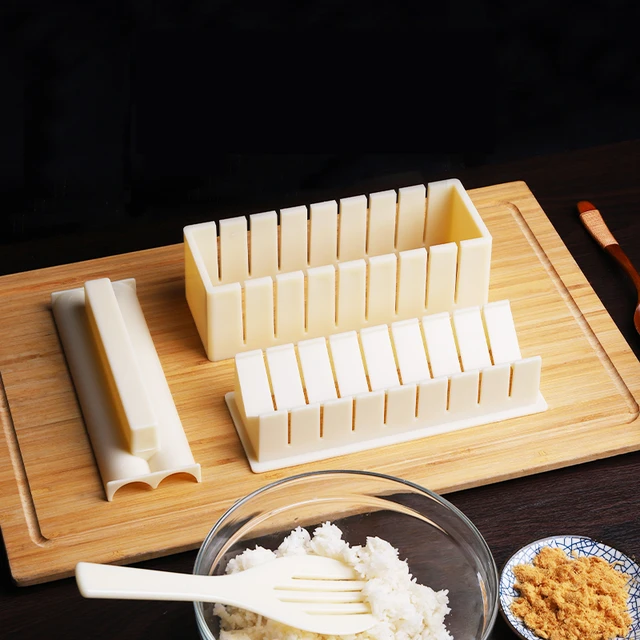 10pcs/set Sushi Maker Equipment Kit Japanese Rice Ball Cake Roll Mold Sushi  Multifunctional Mould Making Sushi Tools - Sushi Tools - AliExpress