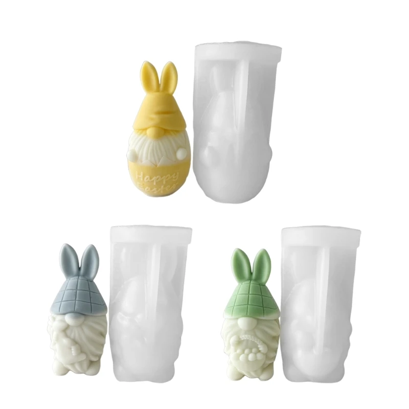 

Gnome Silicone Resin Mold DIY Dwarf Making Mold Easter Ornaments Mold