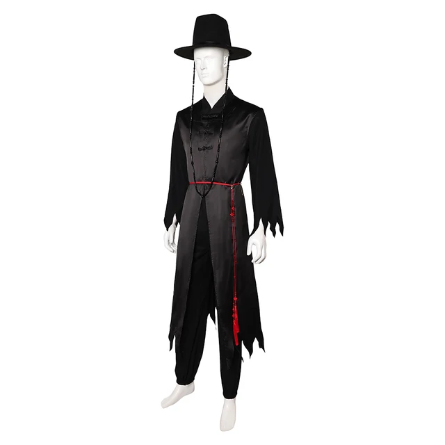 Dlishka Saja Jinu Hunters Costume De Cosplay, Halloween, Pour Enfants, Costume De Démon Kpop Avec Manteau Noir, Chapeau Et Accessoires, Déguisement De Cosplay Pour Garçon, Jeu De Rôle Et Cadeau De