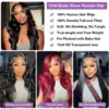 30 40 inch Body Wave Human Hair Wigs 13x4 13x6 Hd Lace Frontal Wig Body Wave Lace Front Wig 180% Density 100% Human Hair Wigs 4
