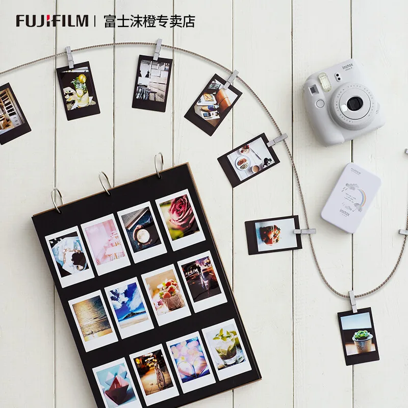 Original 10-100 Sheets of Fuji White Edge Photo Paper Mini 12  8/9/7c/7s/25/90/11 Universal Three-inch Fujifilm Instax Mini Film