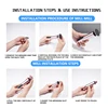Electric Foot Grinder Heels Callus Dead Skin Remover Multi-function Pedicure Tool Polish Foot Nail 6 Gears Replacement Sandpaper 6