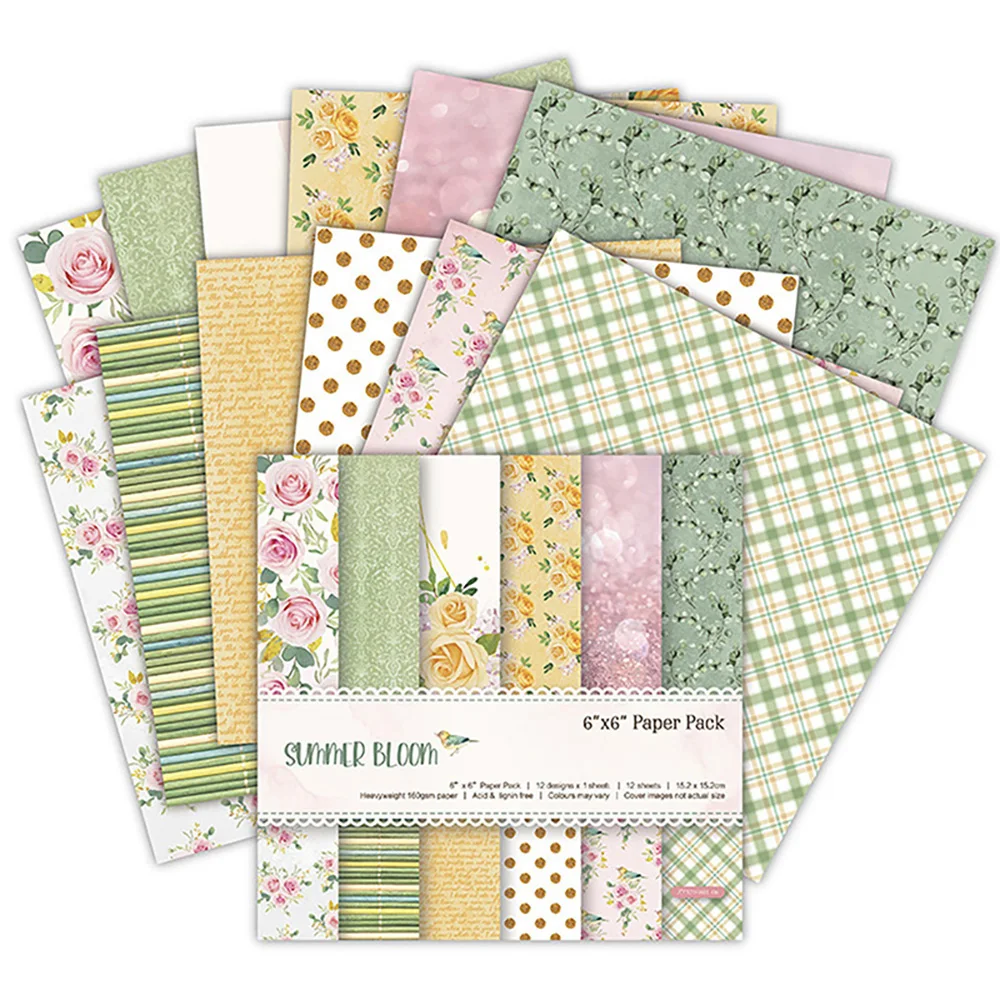 Floral Pattern Craft Paper Collage Plante Background Journal Album Art Scrapbooking Supplies Paper Pack Diy Home Decor Crafts