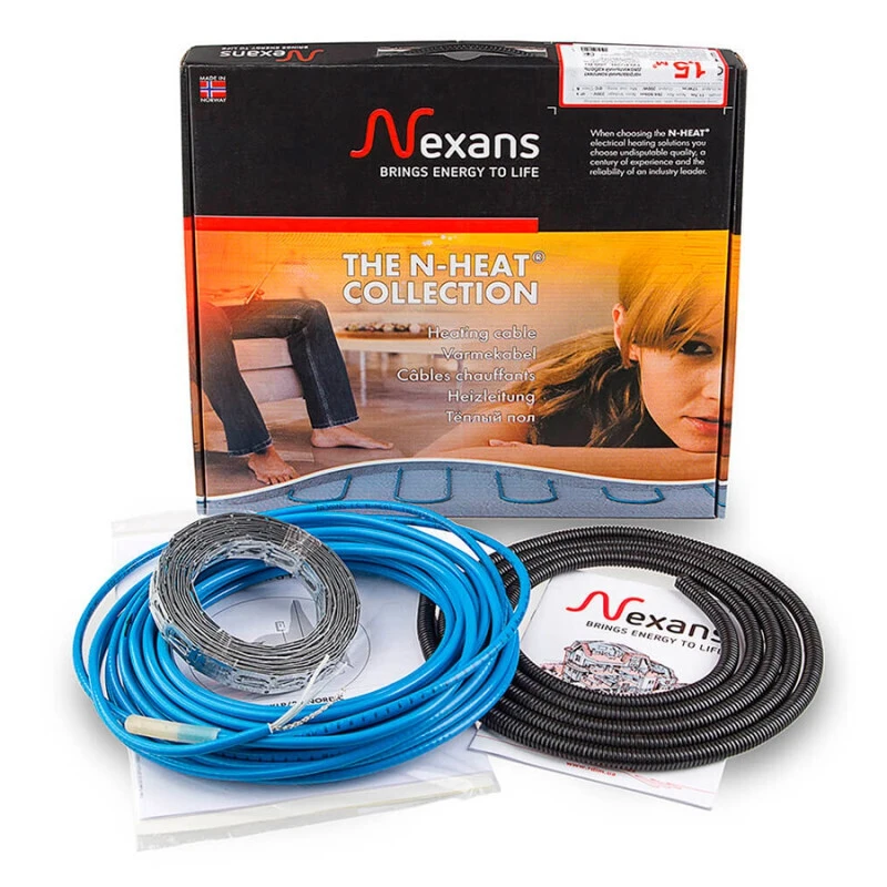 Теплый пол Nexans кабель нагревательный двужильный TXLP/2R 1370 Вт 80.8 п.м. 8.1 м2 |