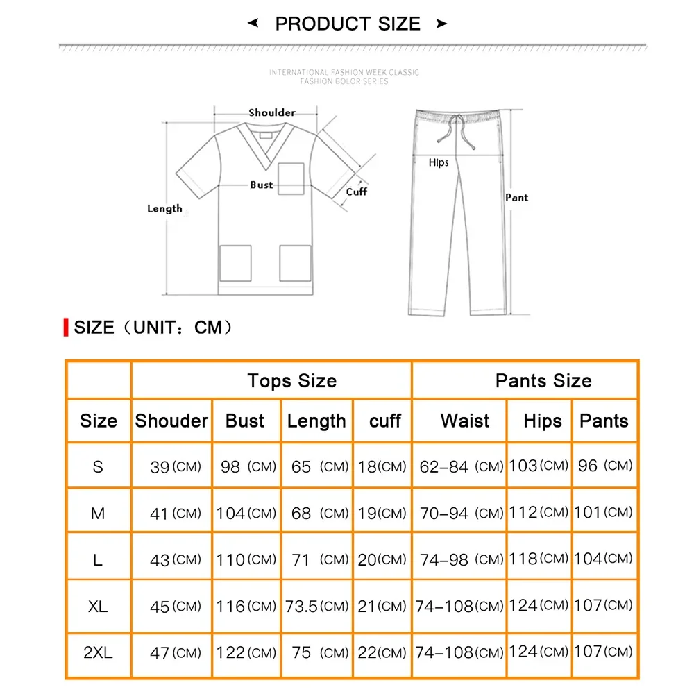 Summer Thin Unisex Scrubs Set for Man Women Beauty Salon Nurse Scrubs Suit Lab Spa Uniforms V-Neck Pet Grooming Work Wear images - 6