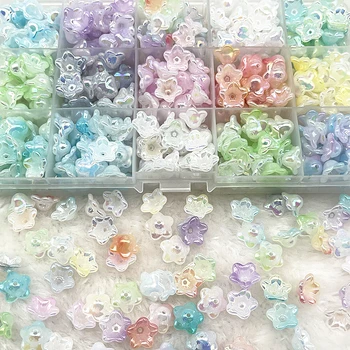 Acrylic Bellflower Beads Caps 1