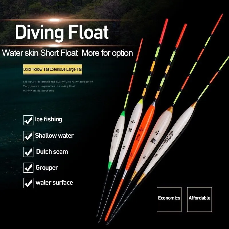 FISH KING Fishing Float 10PC/Lot Plastic Float Carp Fishing Accessories  Fishing Equipment Articulos de Pesca Flotteur de Peche