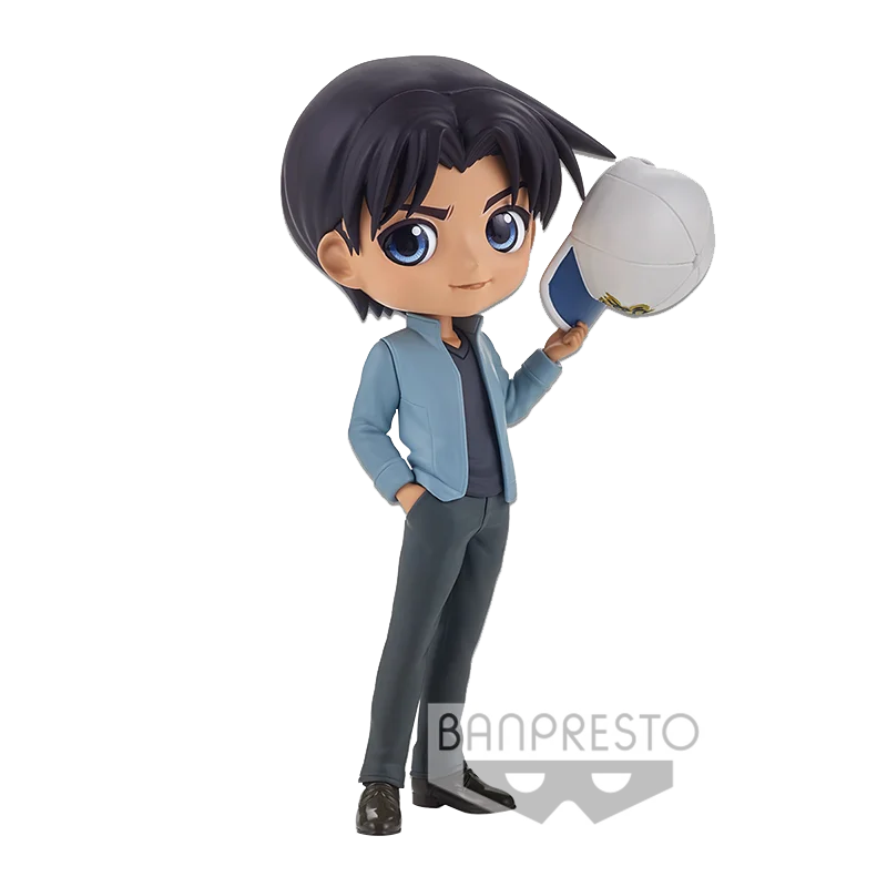 

Bandai Glasses Factory Famous Detective Conan Series of Peripheral Toys Q Posket Hattori Flat Times A Hand Action Figures
