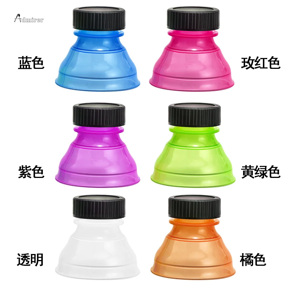 Beverage Can Cover Soda Lid Covers Multi-color Beverage Can Protector Silicone Can Covers Beer Bottle Cap Tin Leak-Proof Cap Soda Coke