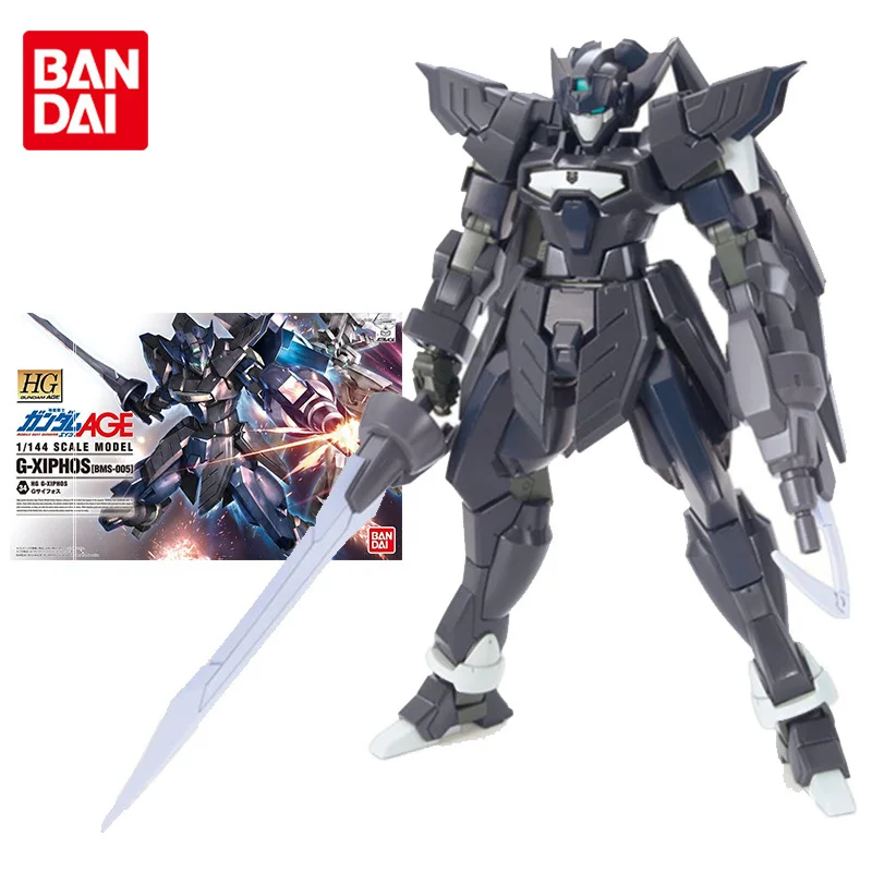 

Набор моделей Bandai Gundam, аниме фигурка HG 1/144, возраст 34 г-ксифос, оригинальная модель Gunpla, аниме экшн-фигурка, игрушки для детей