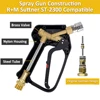 Pressure Washer Water Swivel Gun for Car Cleaning Hose Connector For Karcher Nilfisk Parkside Bosch Quick Connector 3