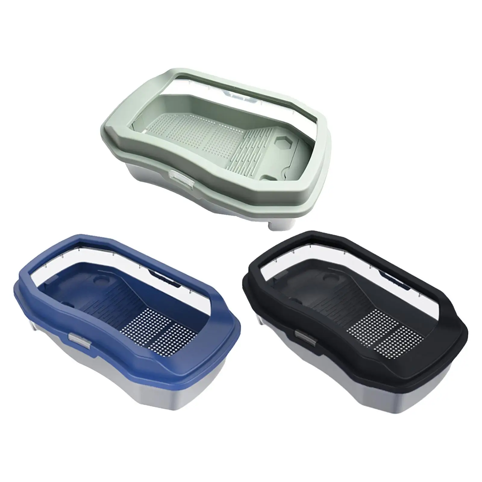 

Turtle Aquarium Detachable with Platform and Swimming Area Box Turtle Tank for Lizards Crayfish Tortoise Hermit Crabs Turtle