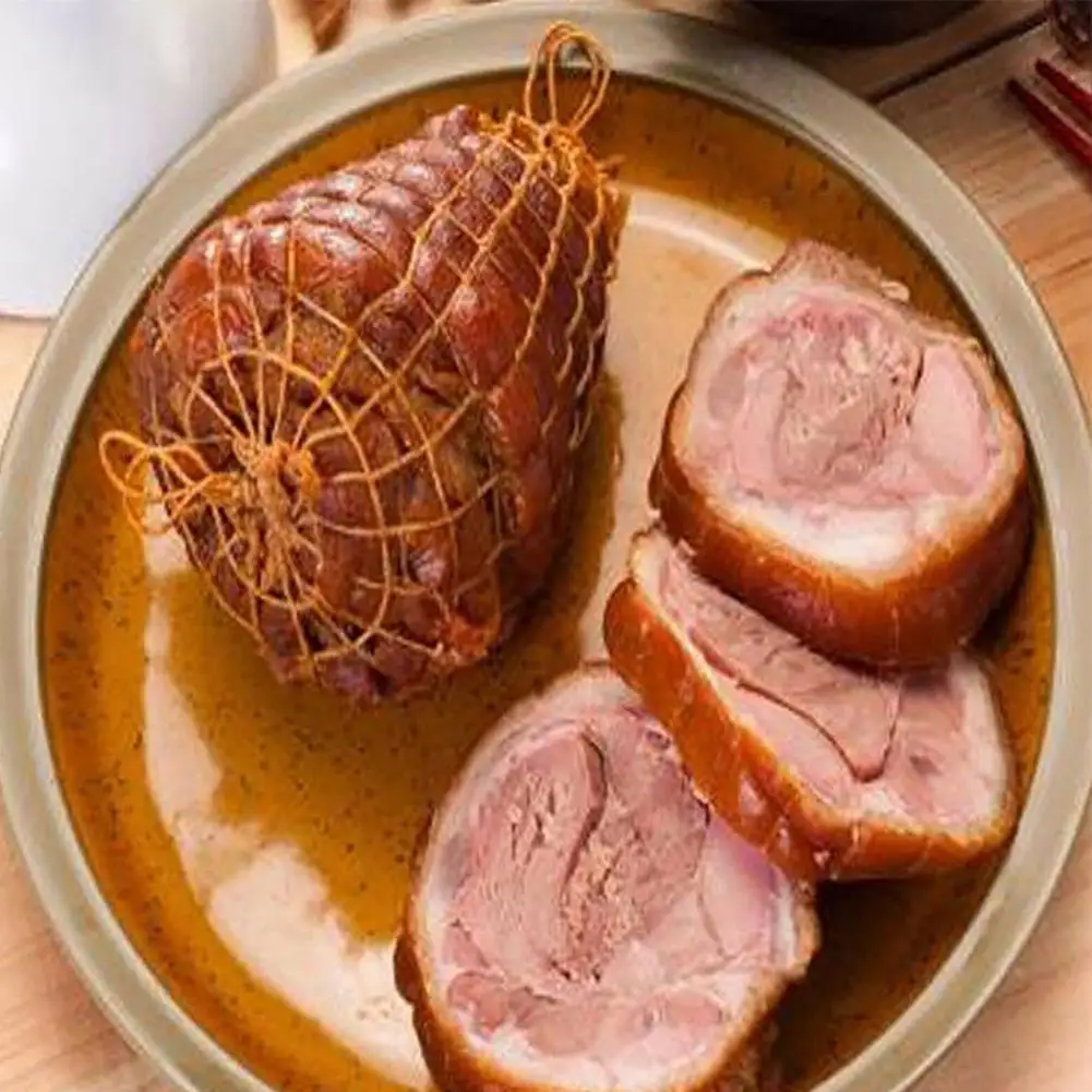 Meat Net Great Roll Hot Dog Net Sausage Packaging Tools White Roll Hot Dog Cotton Ham Sausage for Kitchen