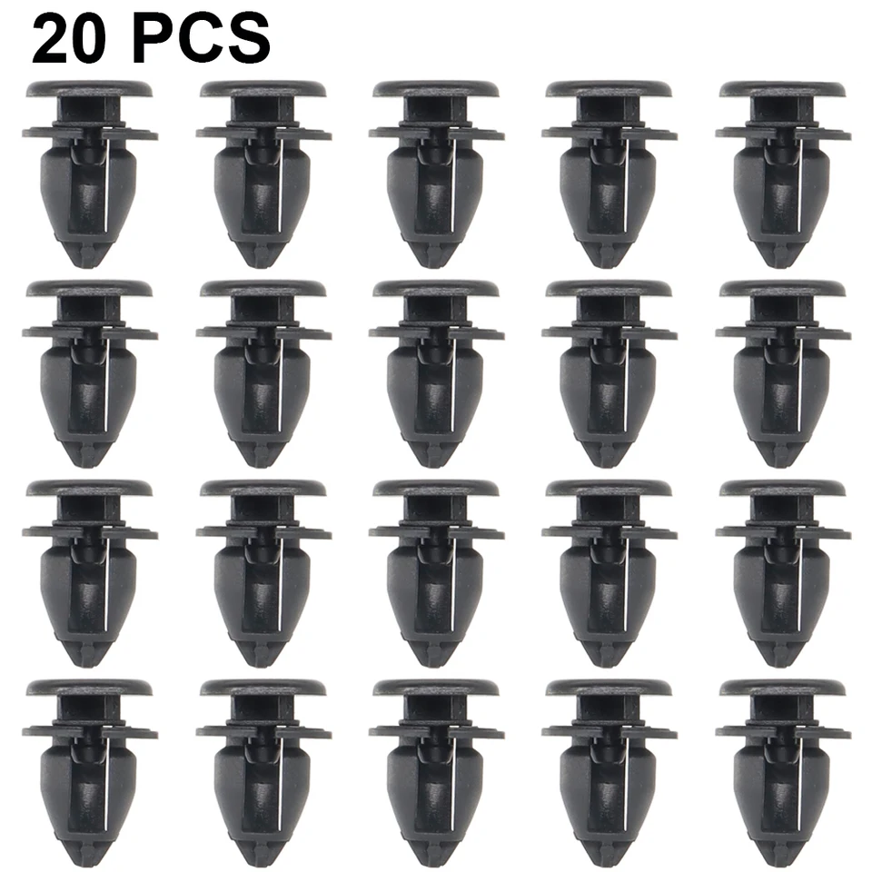 Clip Fissaggio Modanatura Portiera In Plastica Per Opel Vivaro, Renault Trafic, Master, Iveco Daily (20 Pezzi)