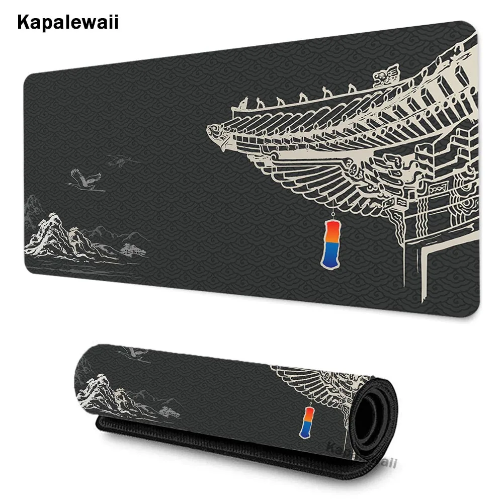 

Personalized Gaming Laptop Gamer Desk Mouse Carpet Chinese Art Dragon Gamers Accessories Mouse Pad XL Large PC Gamer Cabinet Rug