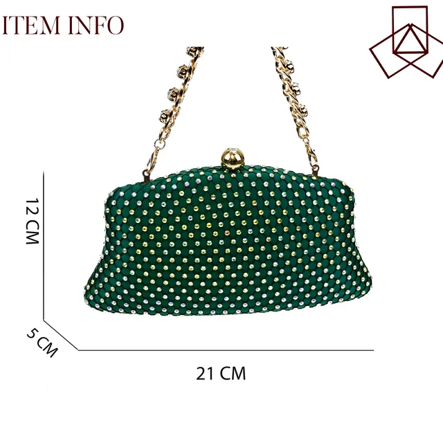 QSGDavid-Chaussures Africaines à Talons Pointus pour Femme, Élégantes, Nobles, Vertes, Pochette pour Dames, Mode Sexy, Toutes Occasions 2