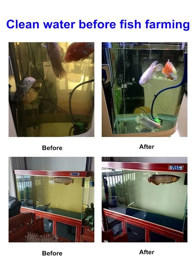 Fish tank water purification agent Water quality clarifier aquarium cleaning liquid water purification treasure sterilization 3