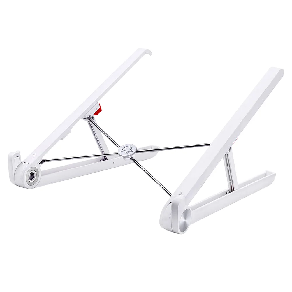 Portable Lightweight Foldable Laptop Stand Notebook Cooling Rack Ergonomic Desk Accessory Travel Office Use Strong Material Long
