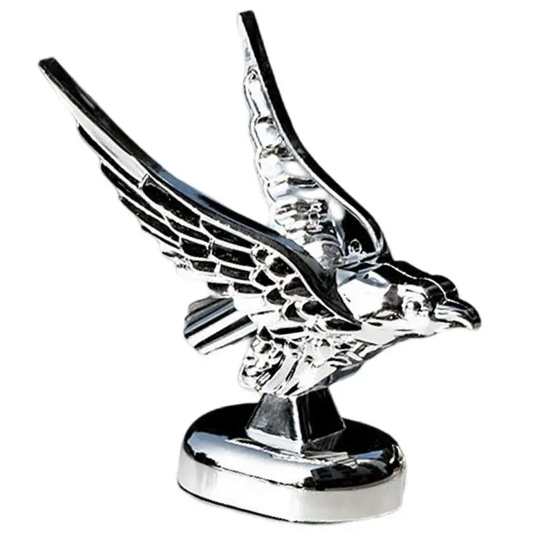 

Hood Ornament 3D Car Emblem Self-Adhesive Eagle Stickers Car Decal Badge Sculpture Eagle Decoration Supplies for Trucks Auto