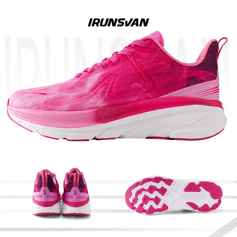 IRUNSVAN Running Shoes Runners Breathable Cushioned Rebound lightweight running shoe