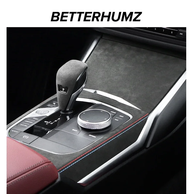 BMW G20 G28 G23 G42 320i 325i 330i 3 4 시리즈 센터 콘솔 기어 시프트 패널 커버 트림 스티커 자동차 인테리어 액세서리