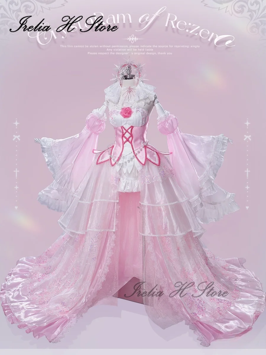 Irelia H Store Anime Re: la vie dans un monde différent de zéro Costume de Cosplay Rem Ram robe rose douce femmes Costumes d'halloween - AliExpress 200000532