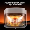 8L Household Multi-Functional Deep Frying Large Capacity Visual Air Fryer 1200W Intelligent Air Fryer 2