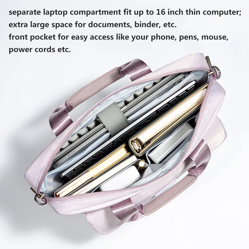 Elegant Laptop Shoulder Bag & Briefcase Handbag